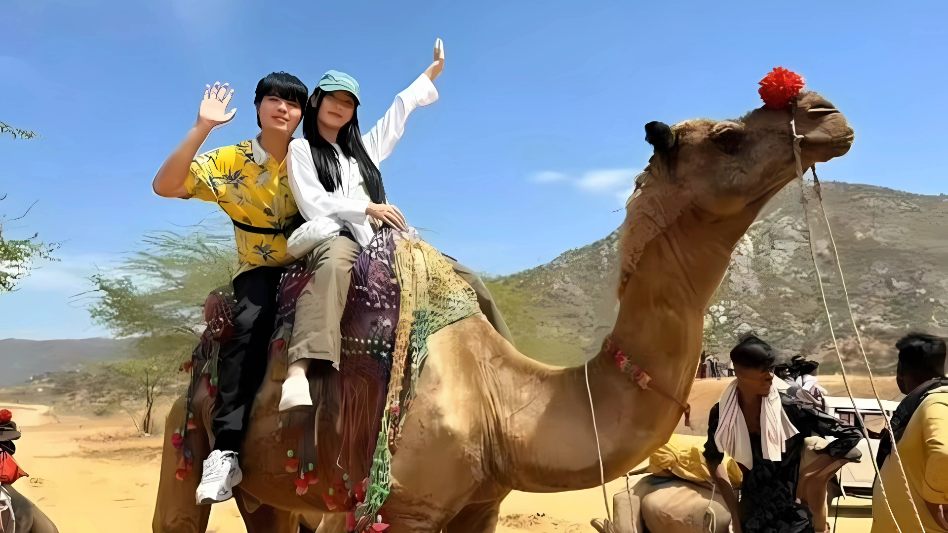 camel safari in pushkar