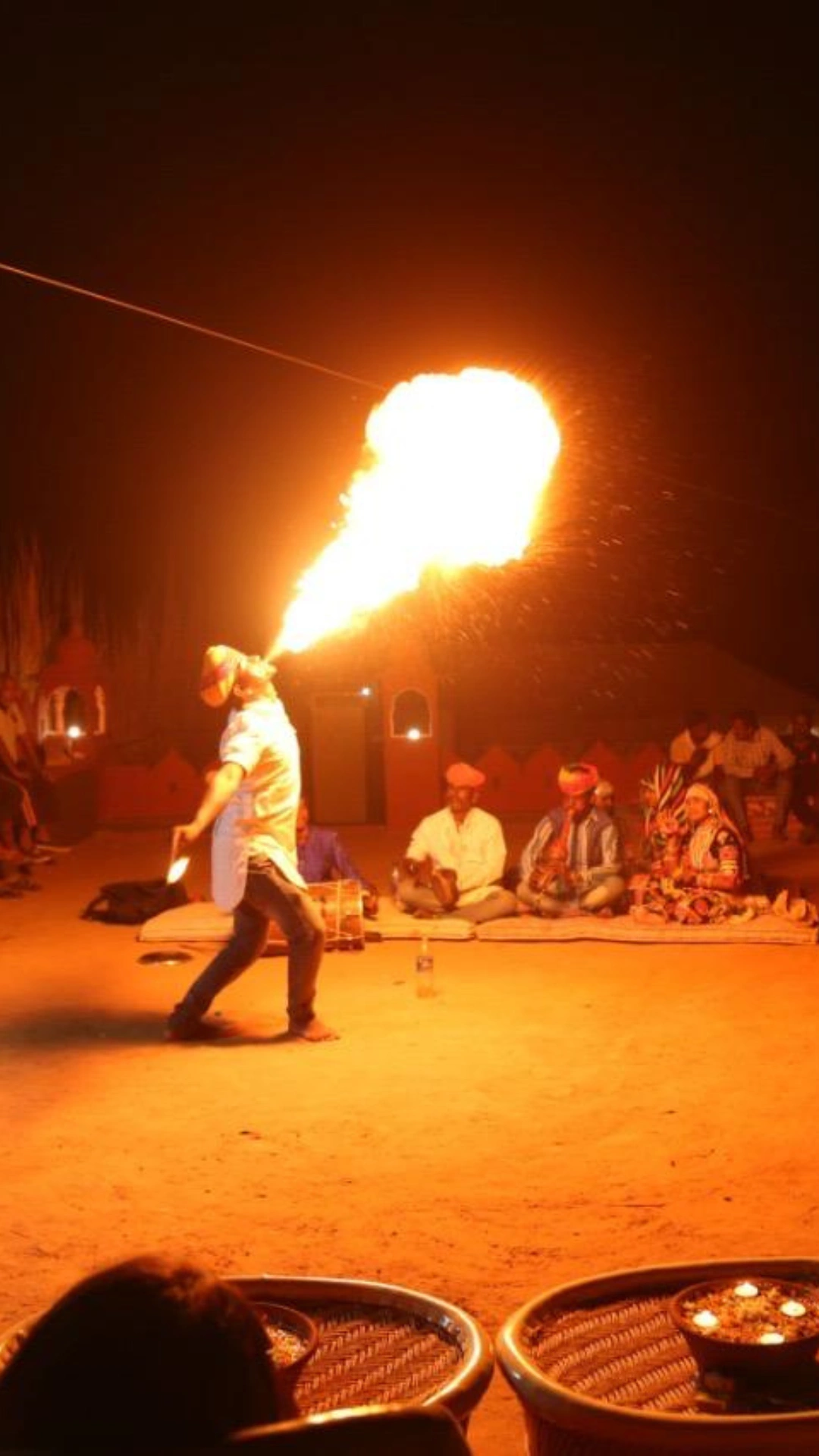 Night Camping in Pushkar