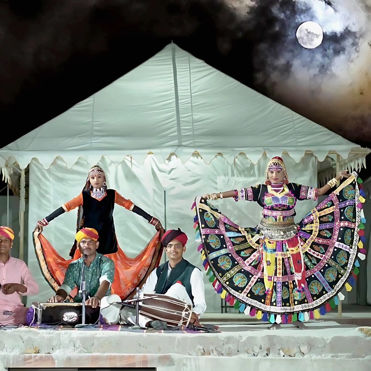 Rajasthani folk dance in pushkar